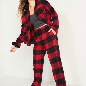Matching Plaid Flannel Pajama Set for women